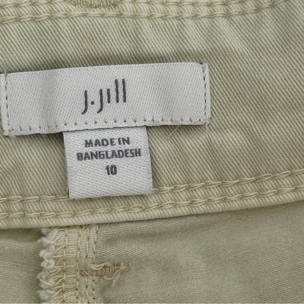 J. Jill Green Bermuda Shorts Classic Cotton Blend - Picture 6 of 6